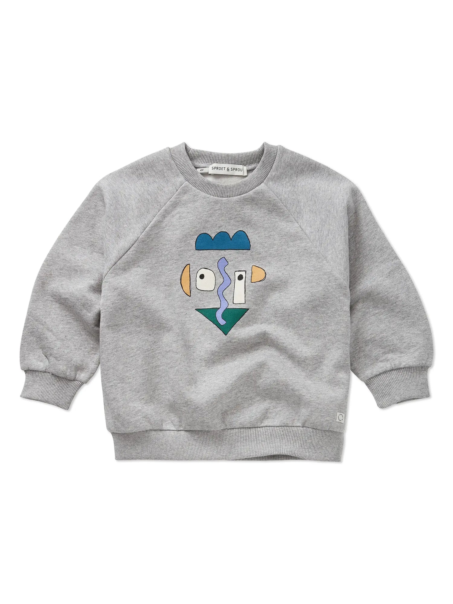 Sweatshirt raglan Self potrait grey