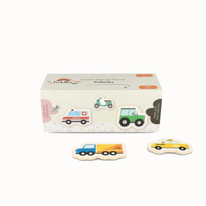 Tix &amp; Mix - Magnetisch houten set auto&