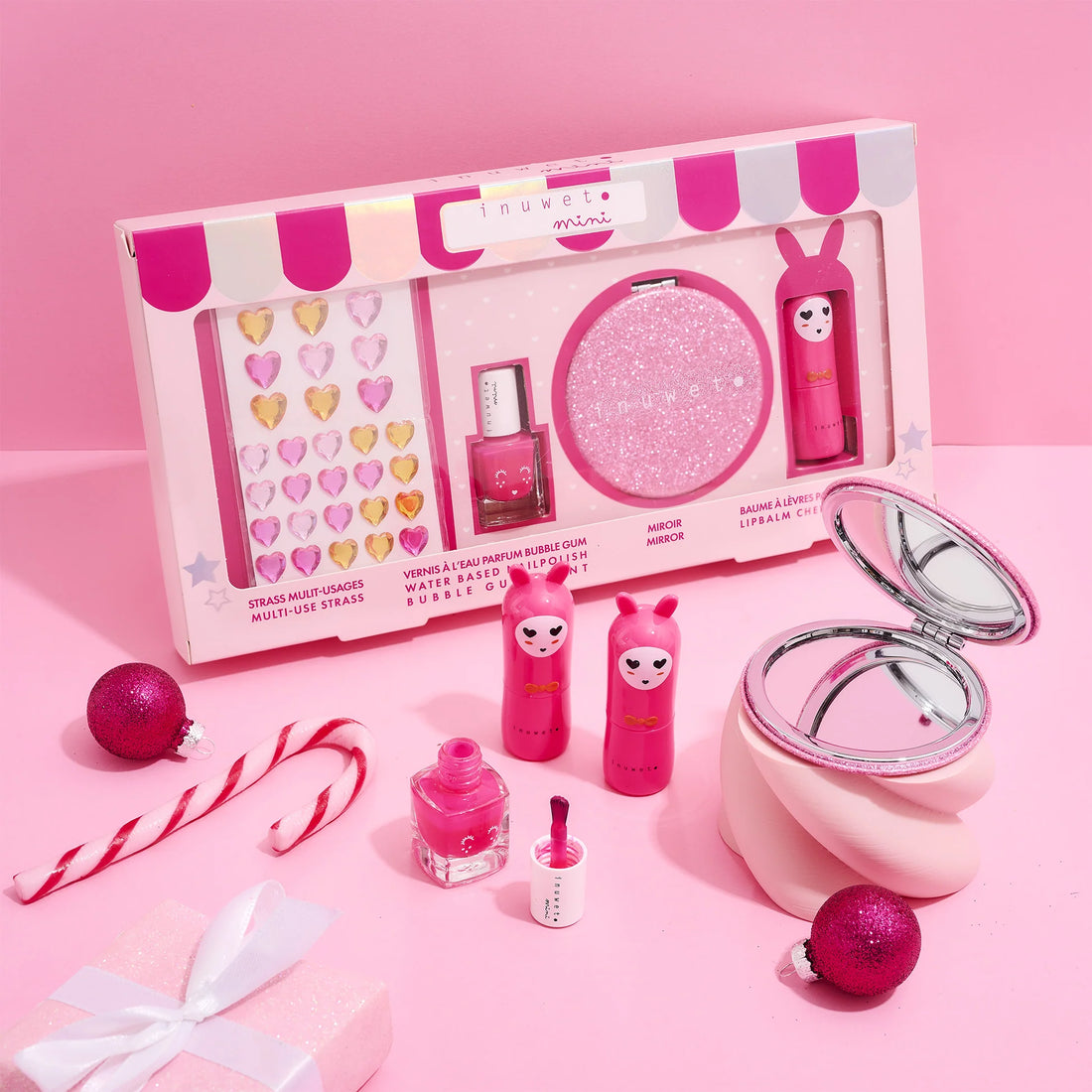 Roze Glitter Set