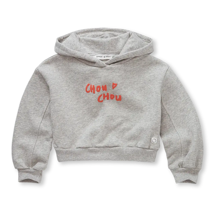 Cropped Hooded Sweatshirt &