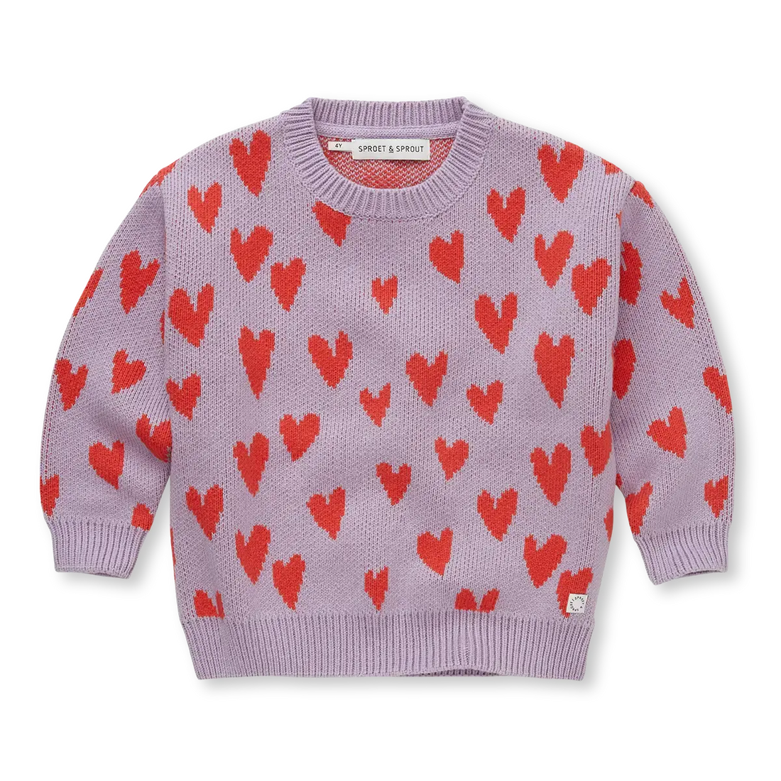 Sweater Intarsia Hearts
