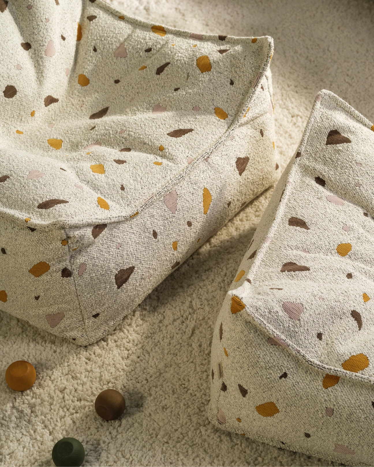 Terrazzo Marmeren Stoel- Zitzak wigiwama