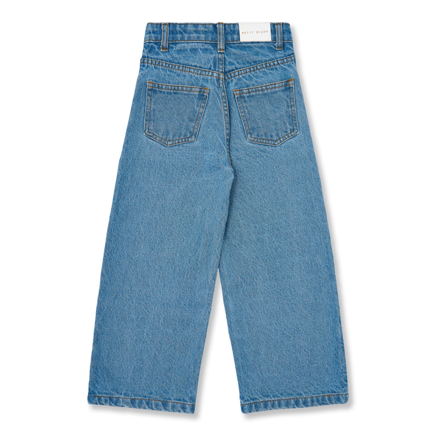 Wide leg Jeans | Mid Blue