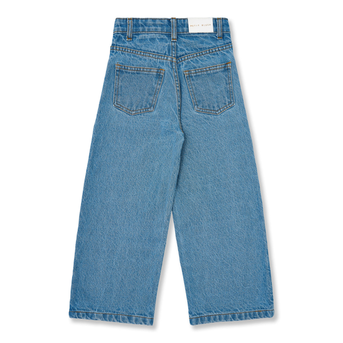 Wide leg Jeans | Mid Blue