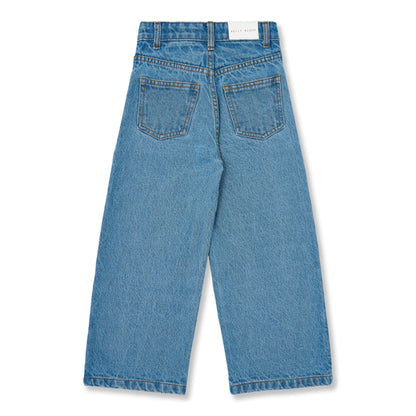 Wide leg Jeans | Mid Blue
