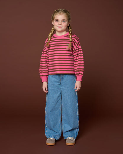 Wide leg Jeans | Mid Blue