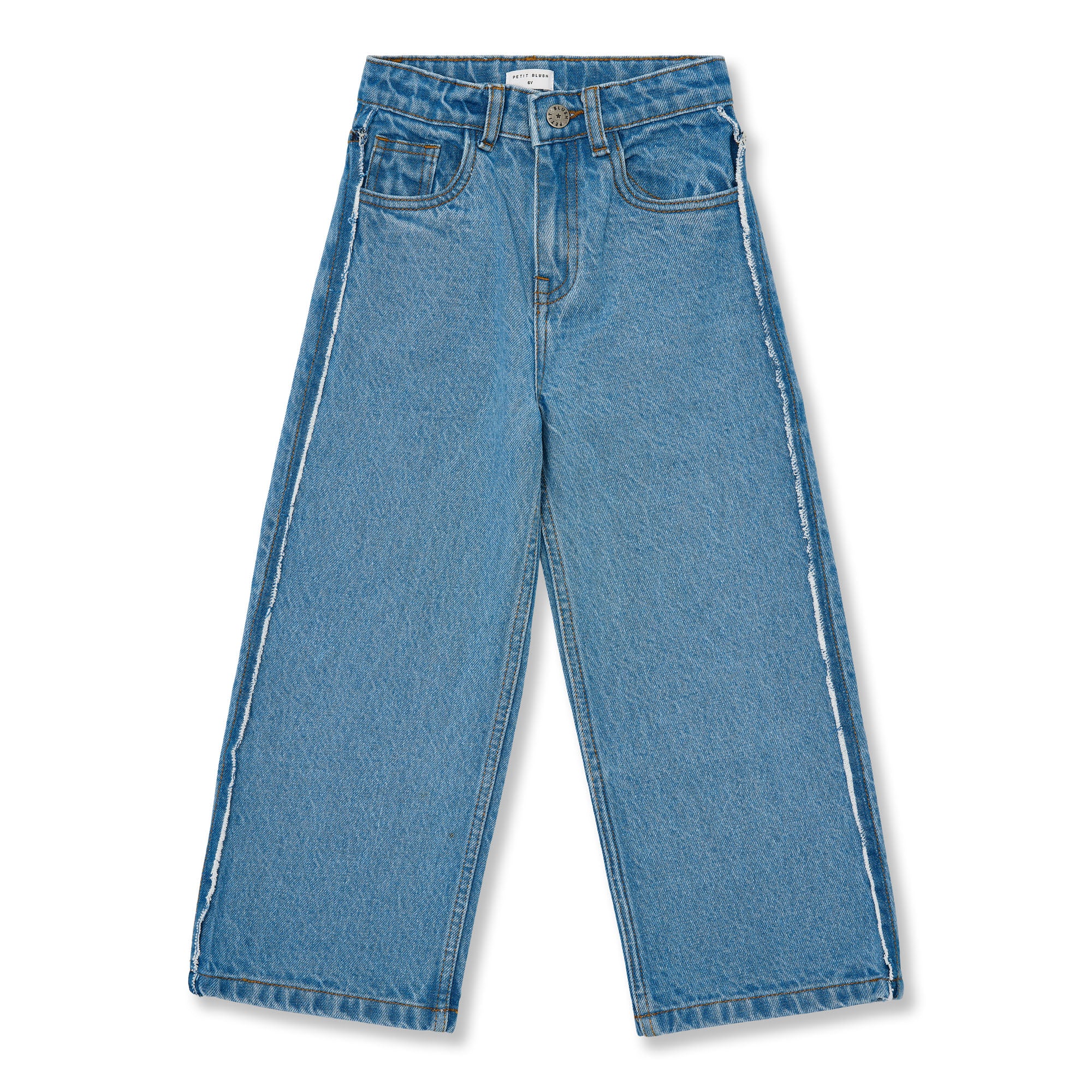 Wide leg Jeans | Mid Blue