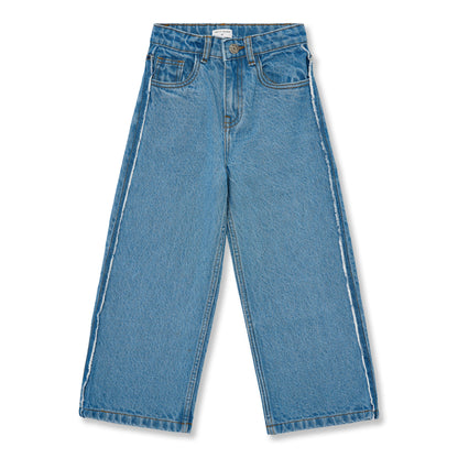 Wide leg Jeans | Mid Blue
