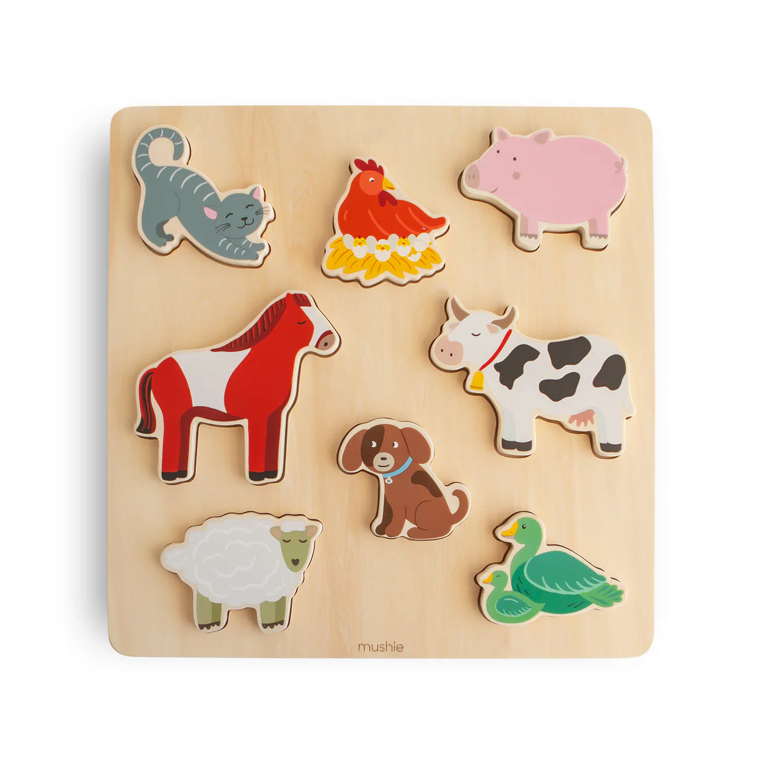 Houten boerderij puzzel