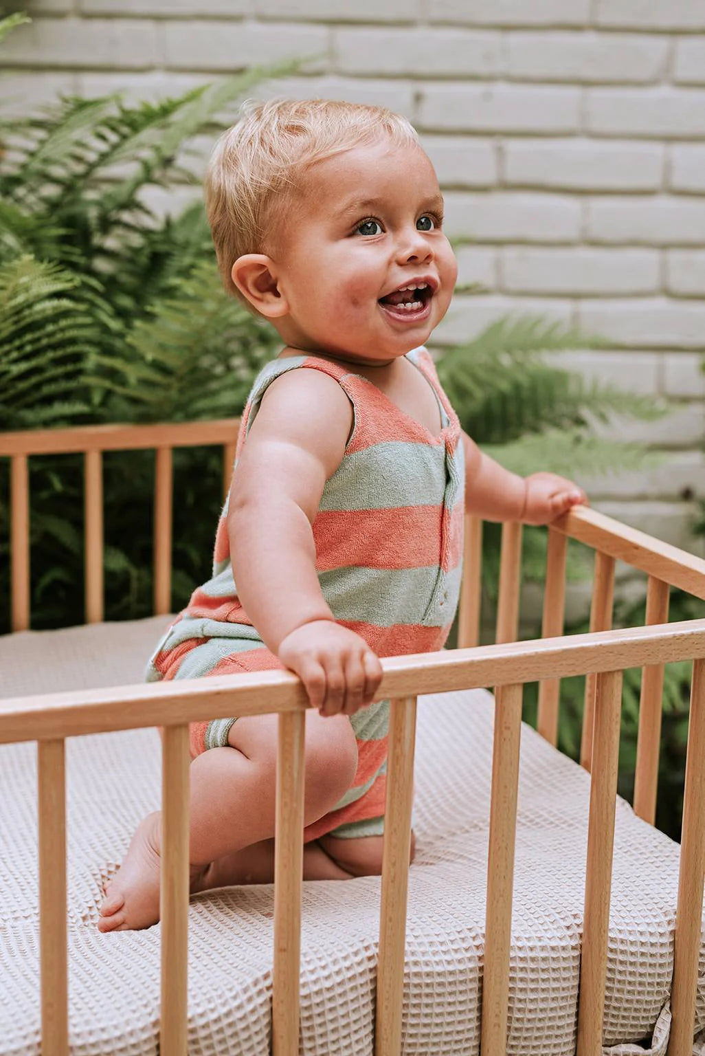 TERRY JUMPSUIT STRIPES