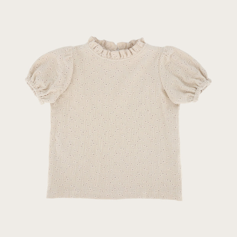 SHIRT VERA FLOWERS BEIGE