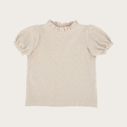 SHIRT VERA FLOWERS BEIGE