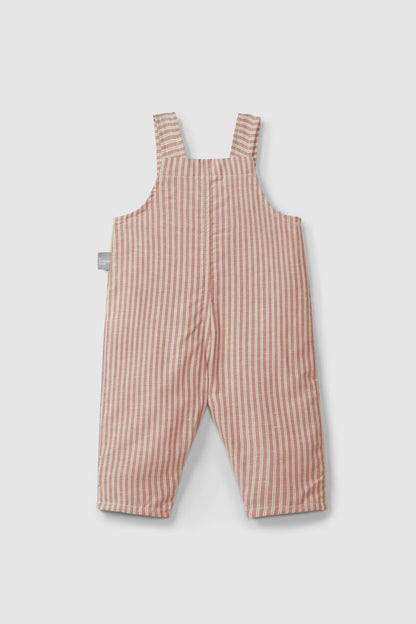 Salopette stripe ocre