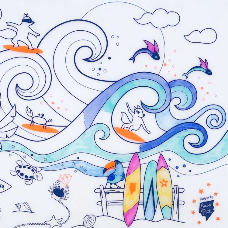 Surf party - Playmat
