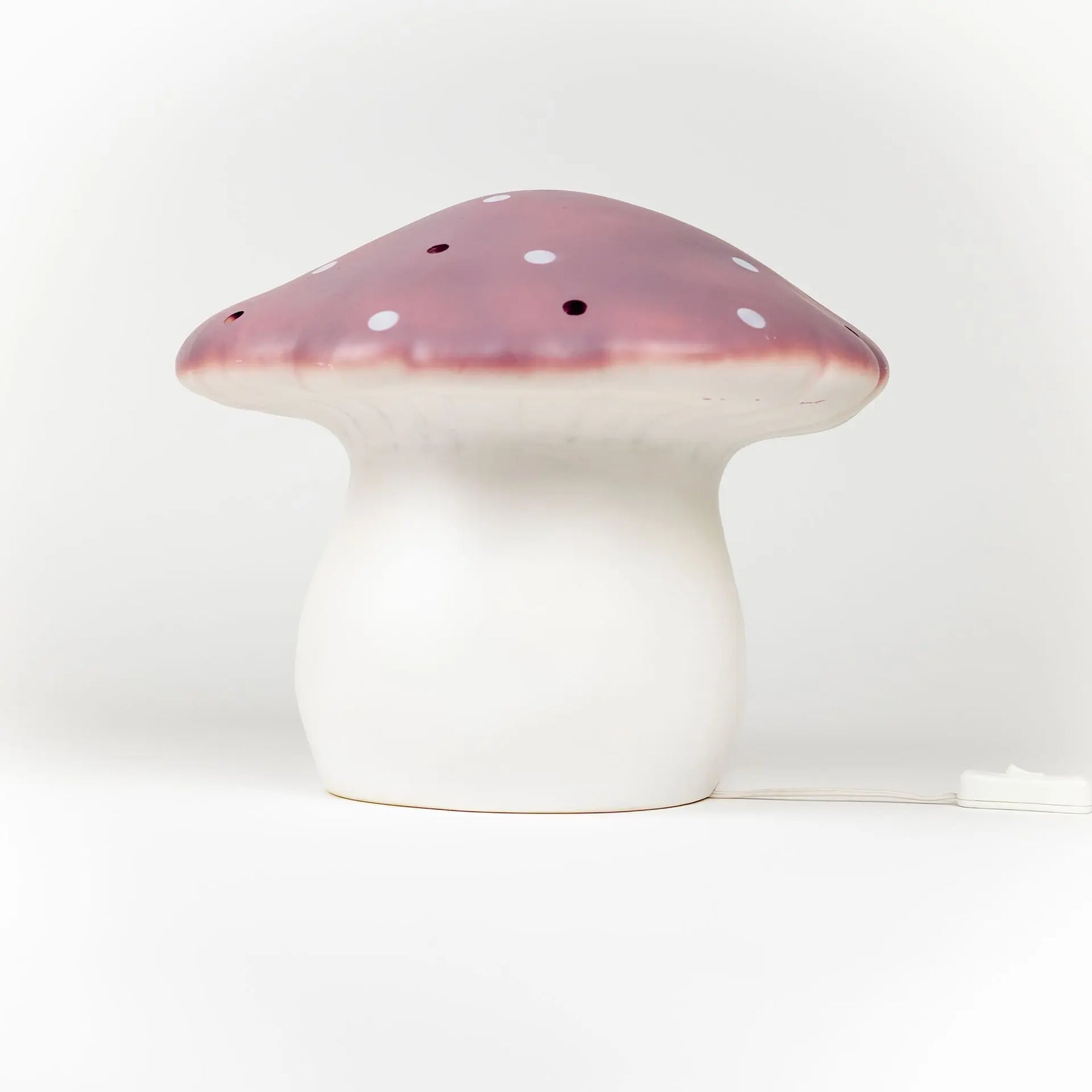 LAMP LARGE MUSHROOM LILA