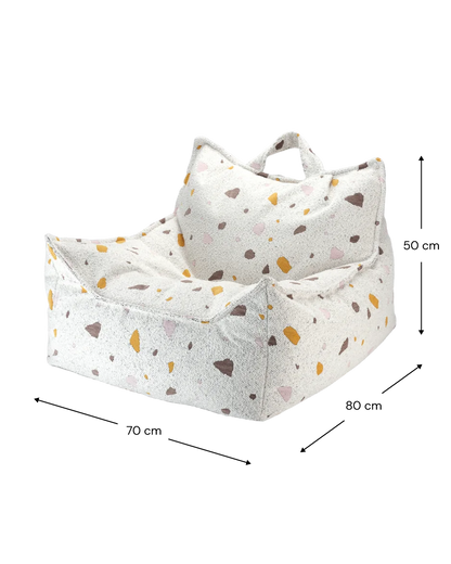 Terrazzo Marmeren Stoel- Zitzak wigiwama