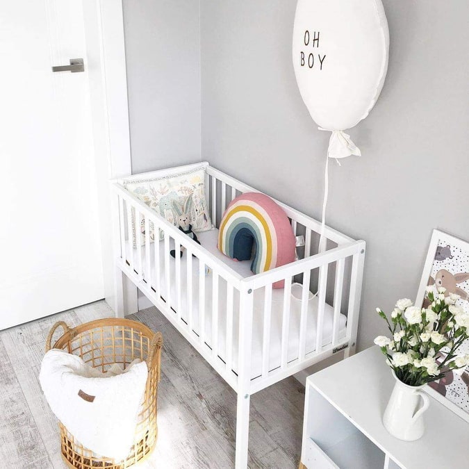 Woodies Babybedje Bedside Crib 90×40 - wieg