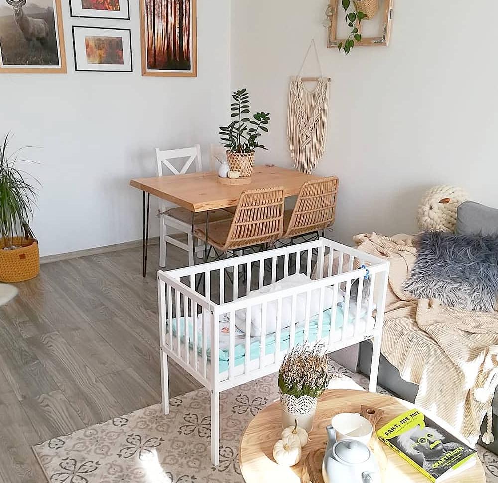 Woodies Babybedje Bedside Crib 90×40 - wieg