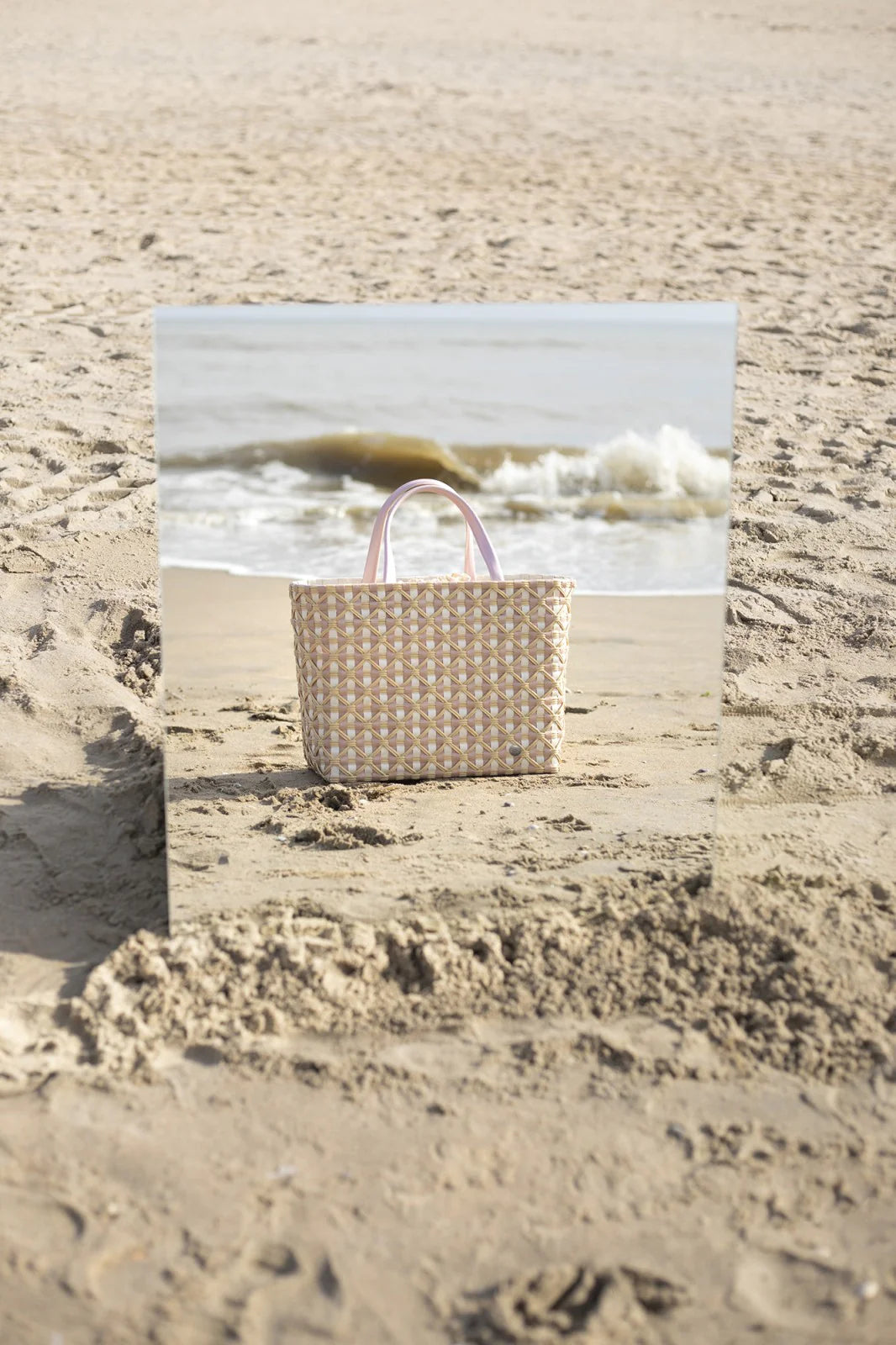 Rosemary - Shopper copper blush with champagne pattern