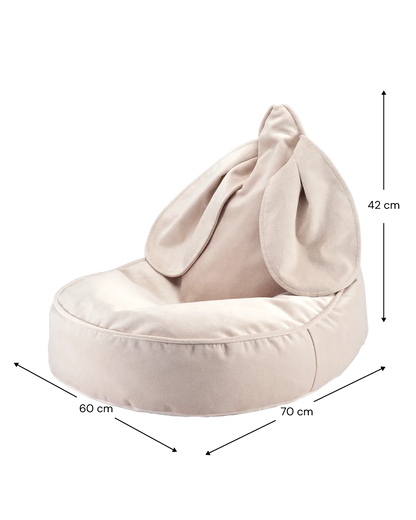 Stoffige Beige Bunny Zitzak - Wigiwama