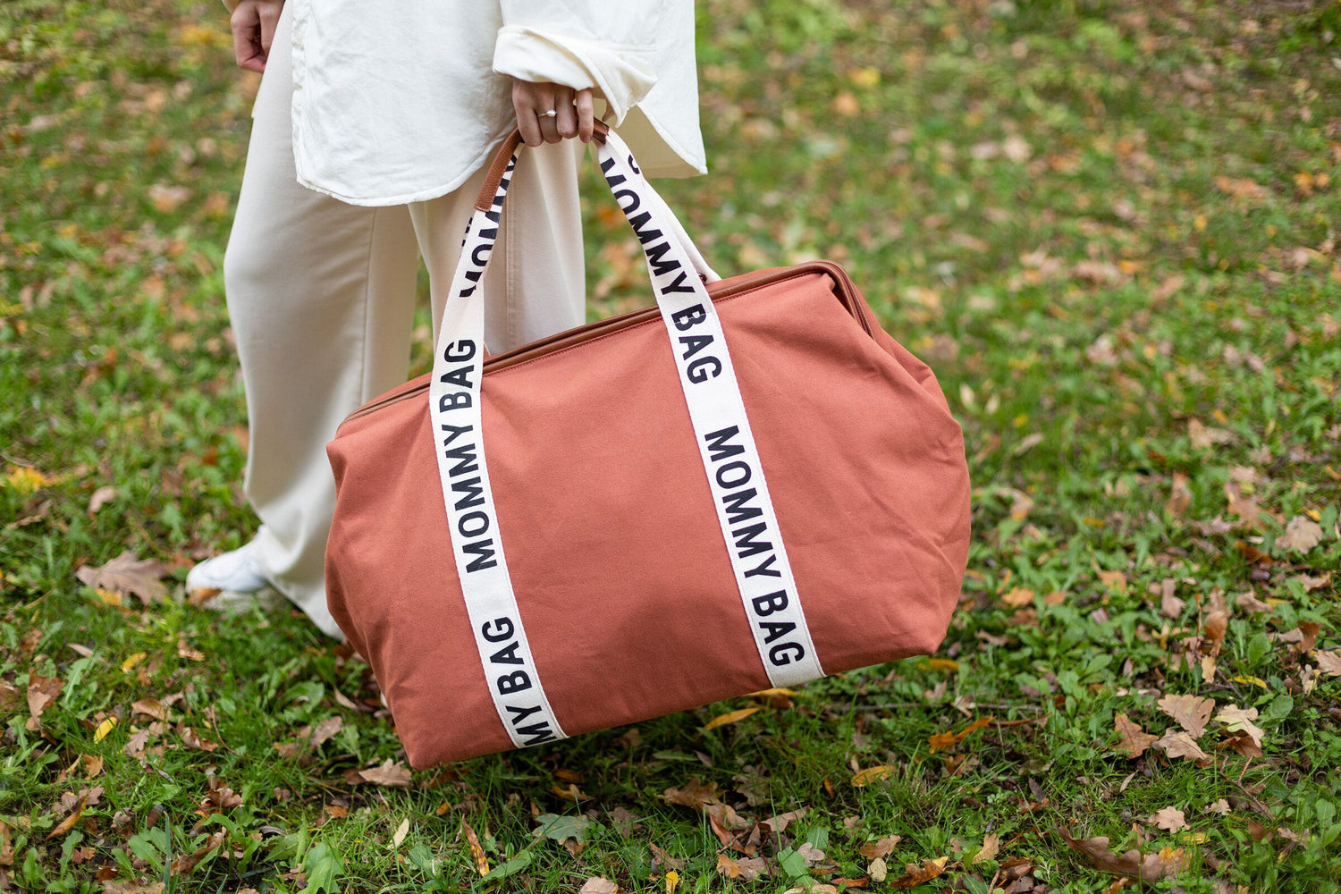 MOMMY BAG ® VERZORGINGSTAS - SIGNATURE - CANVAS - TERRACOTTA