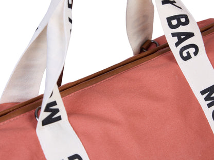 MOMMY BAG ® VERZORGINGSTAS - SIGNATURE - CANVAS - TERRACOTTA