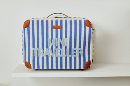 MINI TRAVELLER KIDS KINDERKOFFER- STRIPES - ELECTRIC BLUE