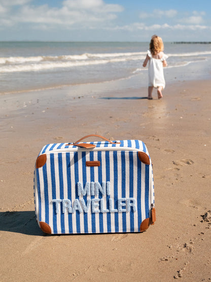 MINI TRAVELLER KIDS KINDERKOFFER- STRIPES - ELECTRIC BLUE