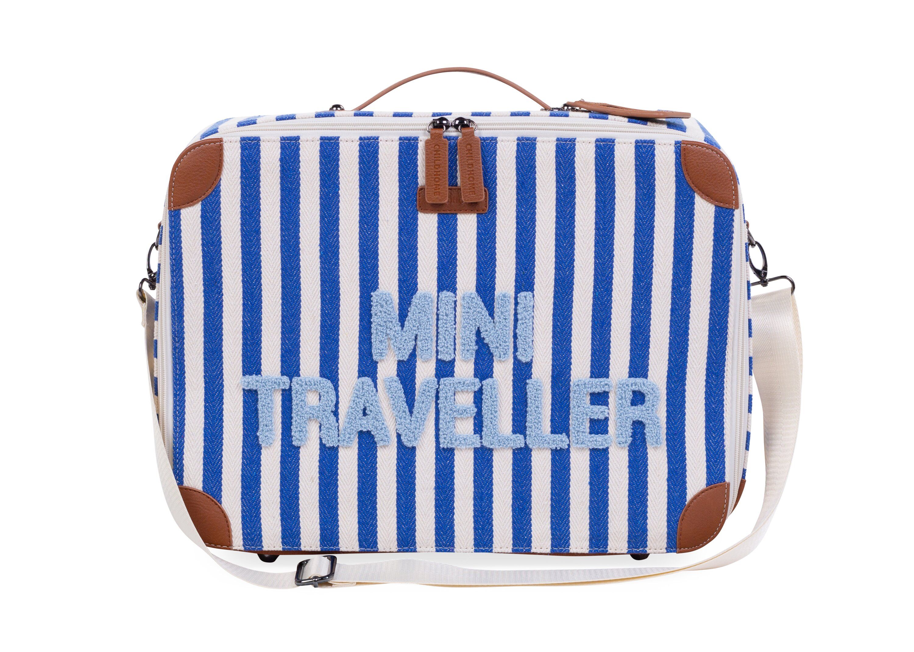 MINI TRAVELLER KIDS KINDERKOFFER- STRIPES - ELECTRIC BLUE