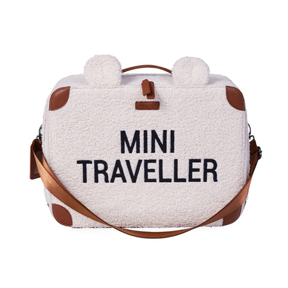 MINI TRAVELLER KINDERKOFFER - TEDDY ECRU