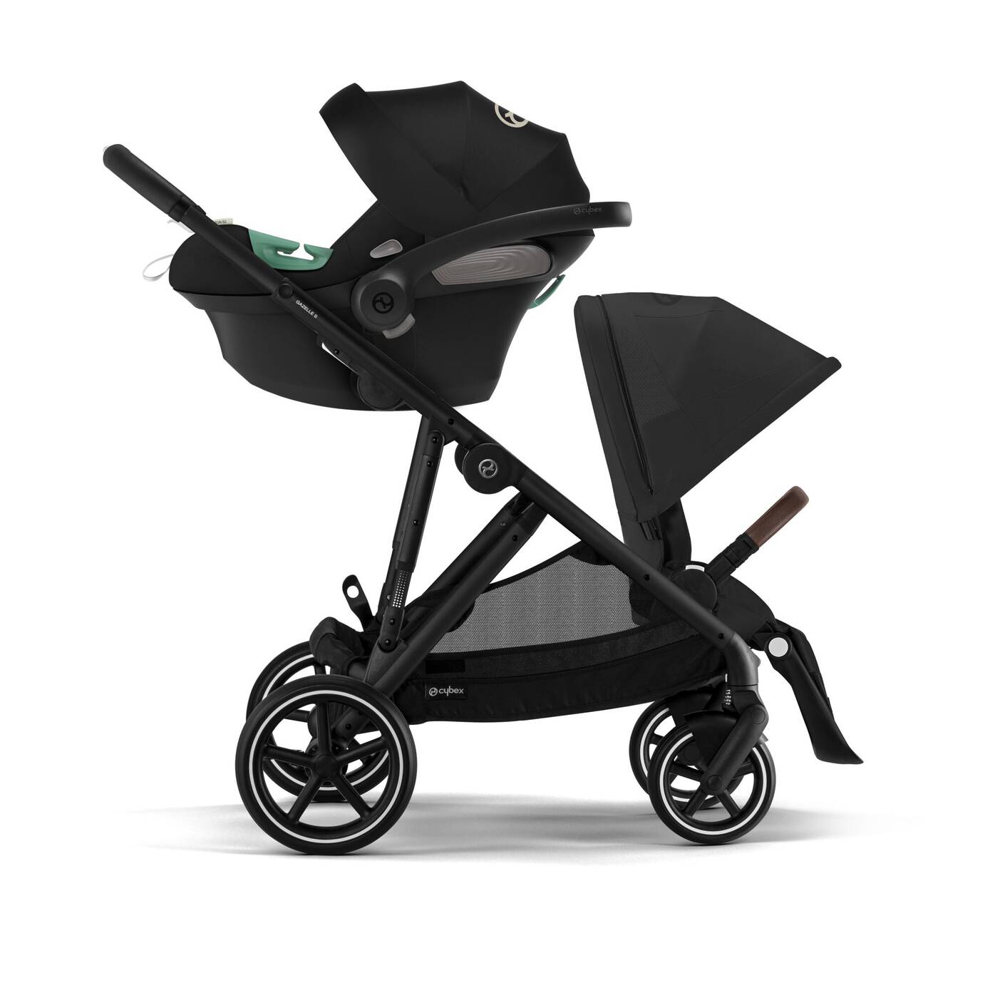 Gazelle S - Moon Black (Black Frame)