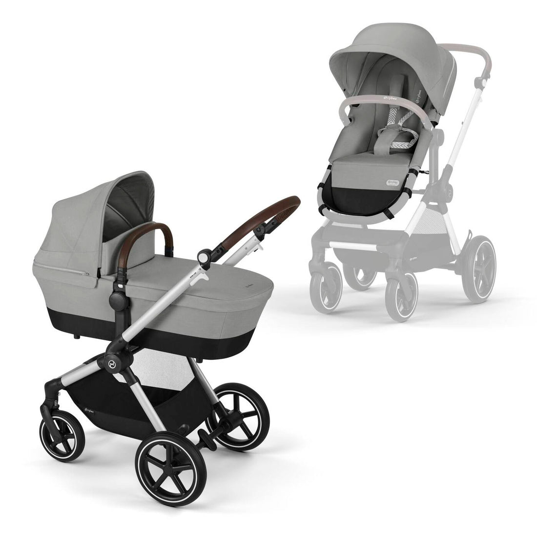 Eos Lux - Comfort: Stone Grey (Silver Frame)