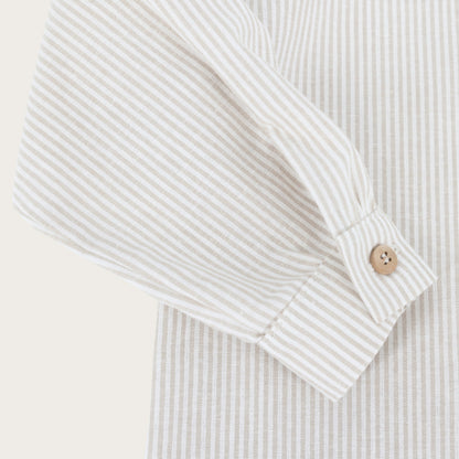 BLOUSE JARA STRIPE LIGHT BEIGE