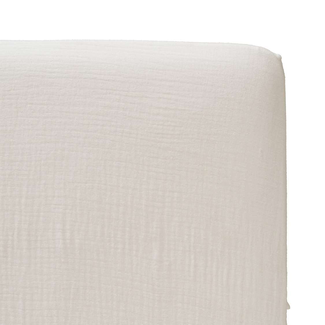 Hoeslaken ledikant soft - roomwit
