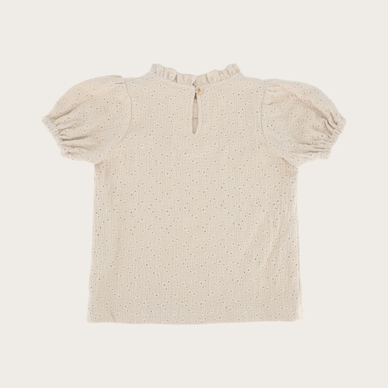 SHIRT VERA FLOWERS BEIGE