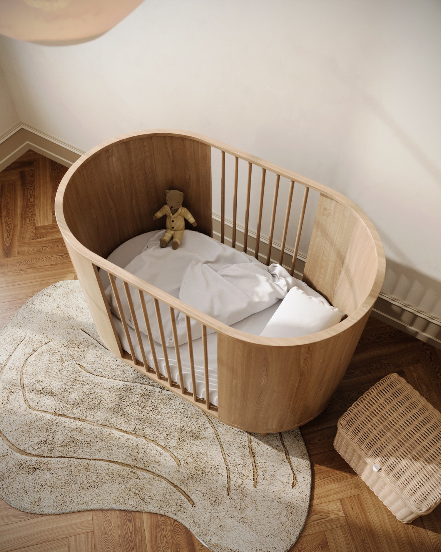 Kai Babybed - eiken
