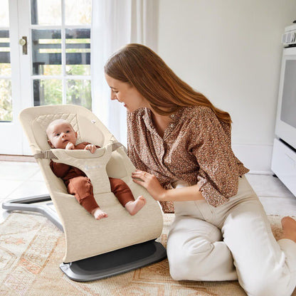 ERGOBABY 3-IN-1 EVOLVE BOUNCER: CREAM