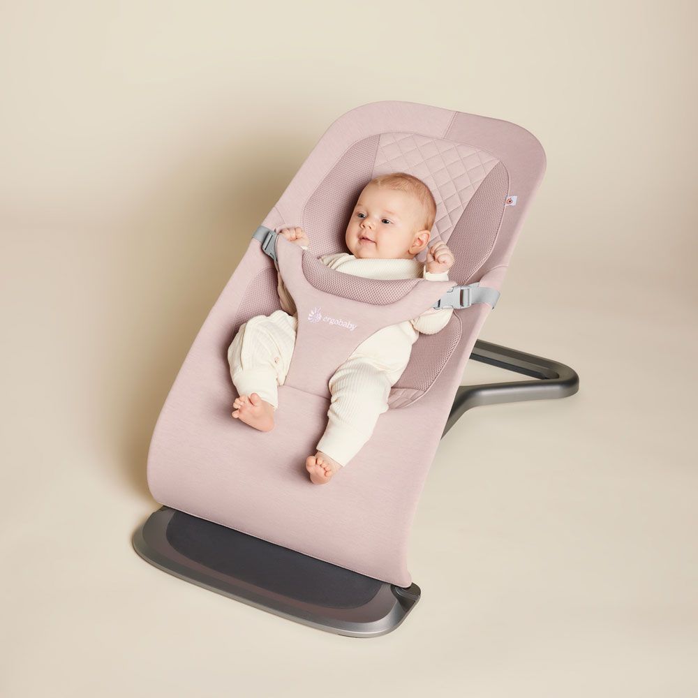 ERGOBABY 3-IN-1 EVOLVE BOUNCER: BLUSH PINK