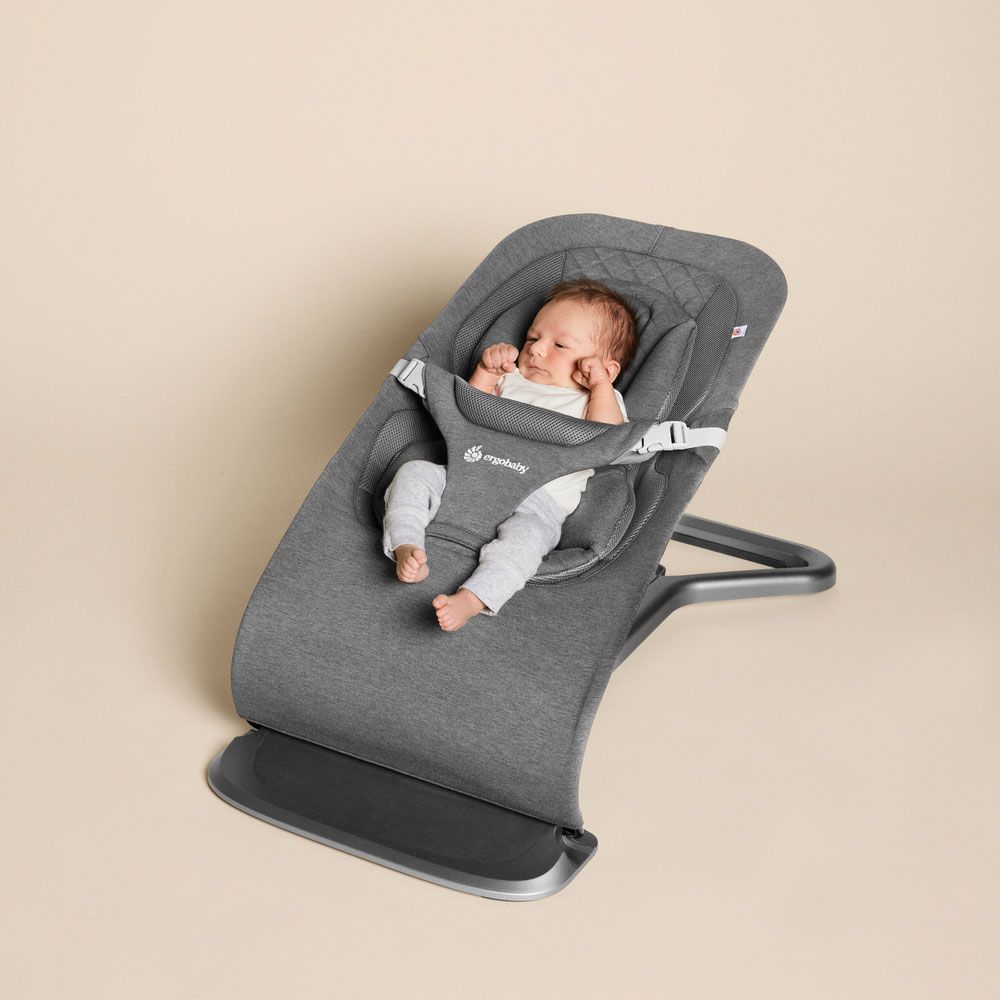 ERGOBABY 3-IN-1 EVOLVE BOUNCER: CHARCOAL GREY