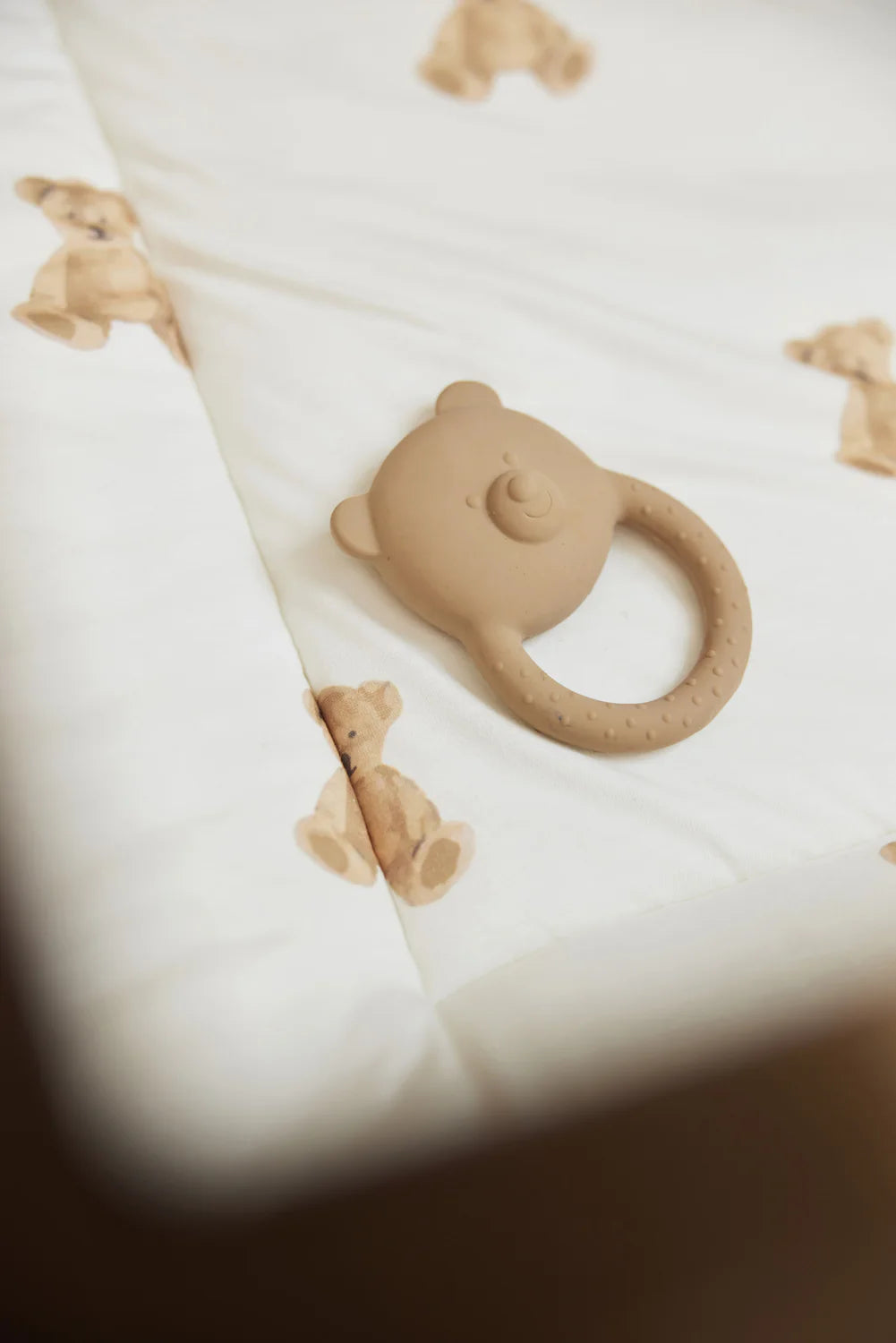 Bijtring Rubber Teddy Bear Biscuit