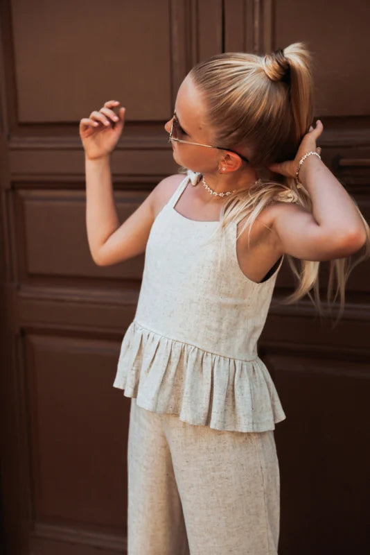 BOW TOP PEACH NATURAL