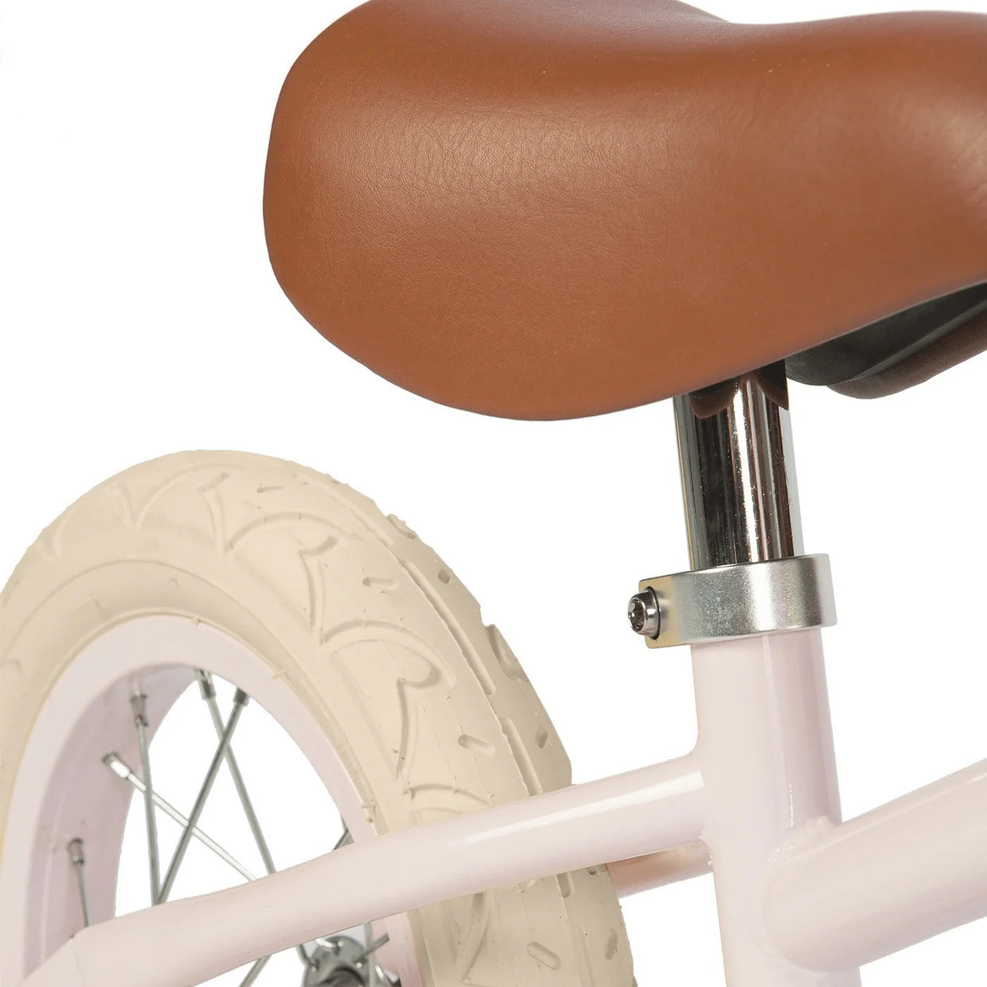 Loopfiets first go - Pale Pink