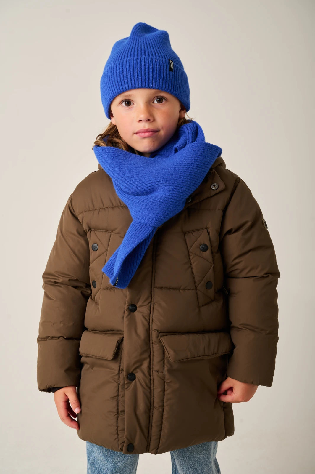 BERWYN MUTS + MIDWAY SJAAL SET - BLAUW