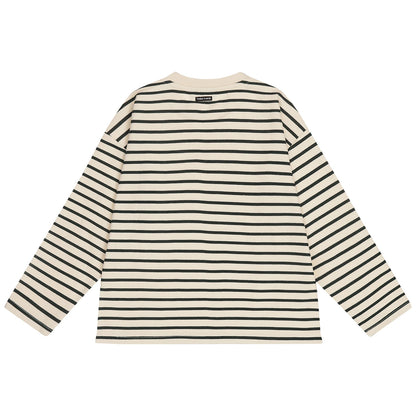 Tshirt met lange mouwen - strepen