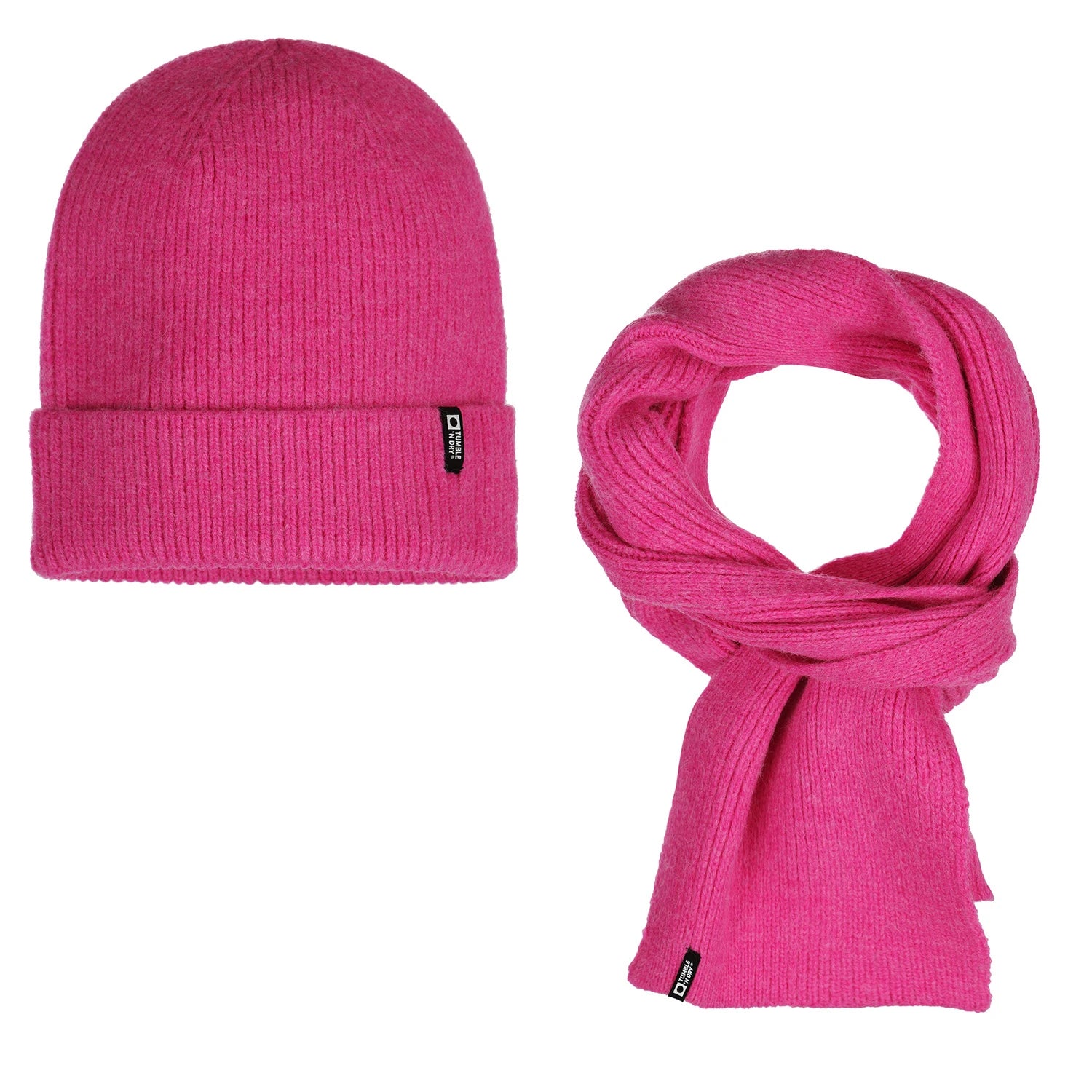 Muts en sjaal - Roze