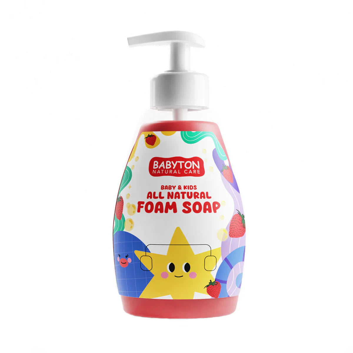 Natuurlijke Schuimende Handzeep Aardbei 350ml