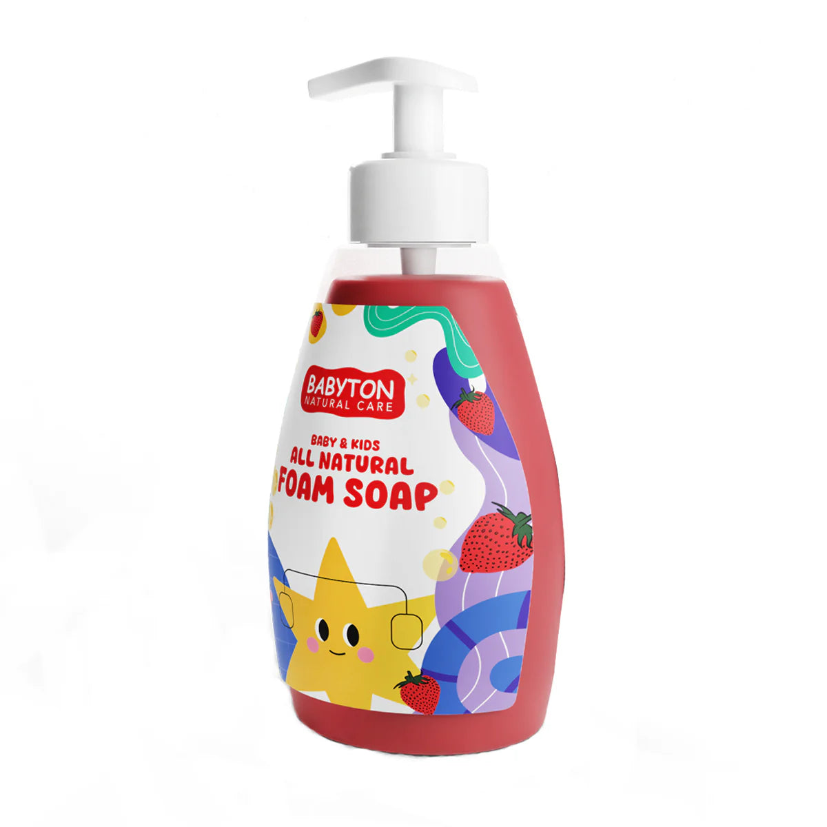 Natuurlijke Schuimende Handzeep Aardbei 350ml