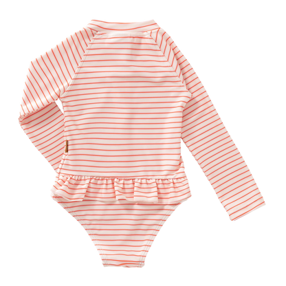UV Suit longsleeve girls Summer stripes