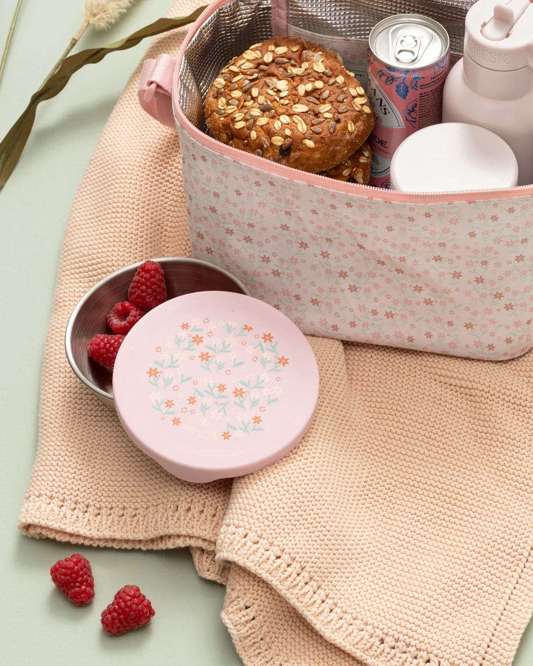 Fresk Snackbox set 2 pcs. Garden Flowers
