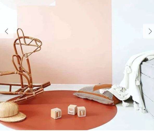 Eeveve round splash mat rust